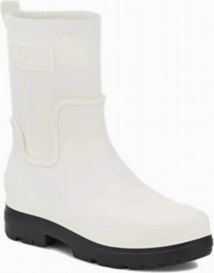 Womens Droplet Mid Boots In White