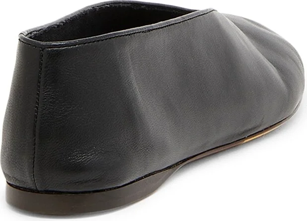 Women's Duck Leather Flats - Black - Size 6.5 - Image 3