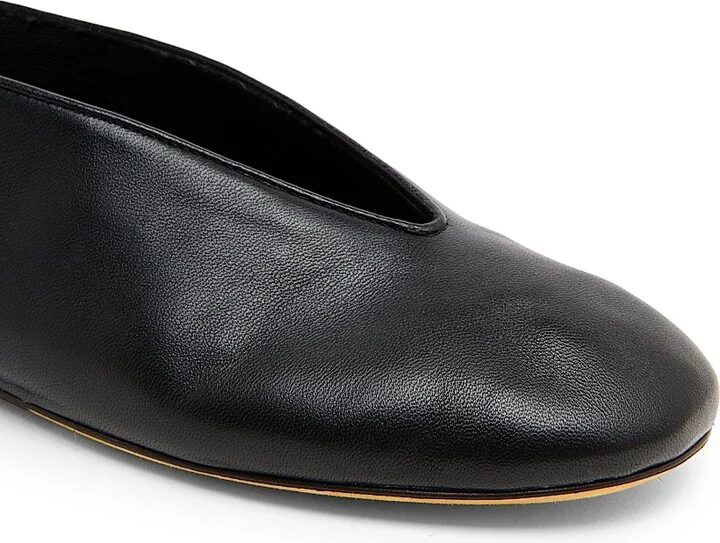 Women's Duck Leather Flats - Black - Size 6.5 - Image 5