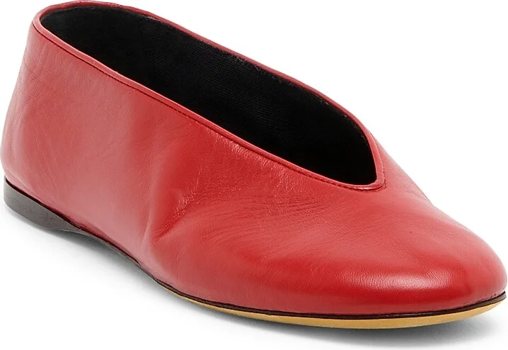 Women's Duck Leather Flats - Black - Size 6.5 - Image 6