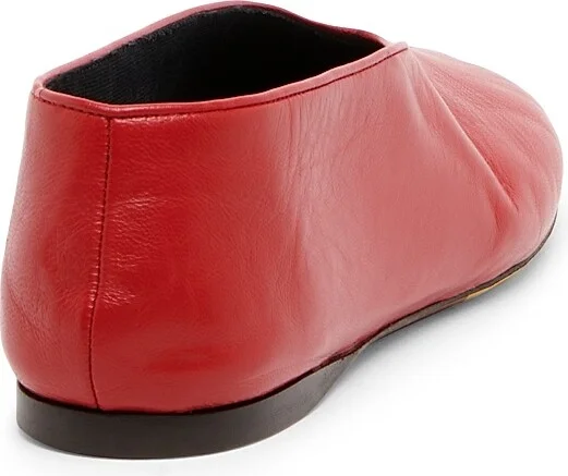Women's Duck Leather Flats - Black - Size 6.5 - Image 7