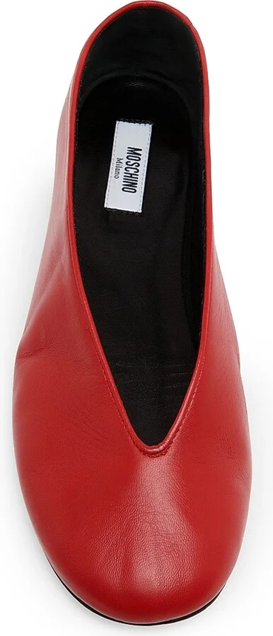 Women's Duck Leather Flats - Black - Size 6.5 - Image 8