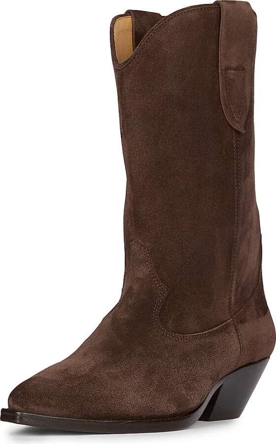 Women's Duerto 35MM Suede Cowboy Boots - Black - Size 5 - Image 7
