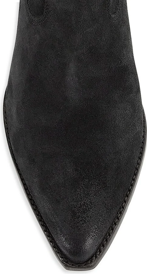 Women's Duerto 40MM Suede Western Boots - Faded Black - Size 5 - Image 4