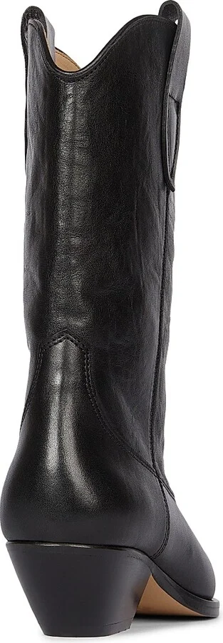 Women's Duerto Leather Cowboy Boots - Black - Size 5 - Image 3