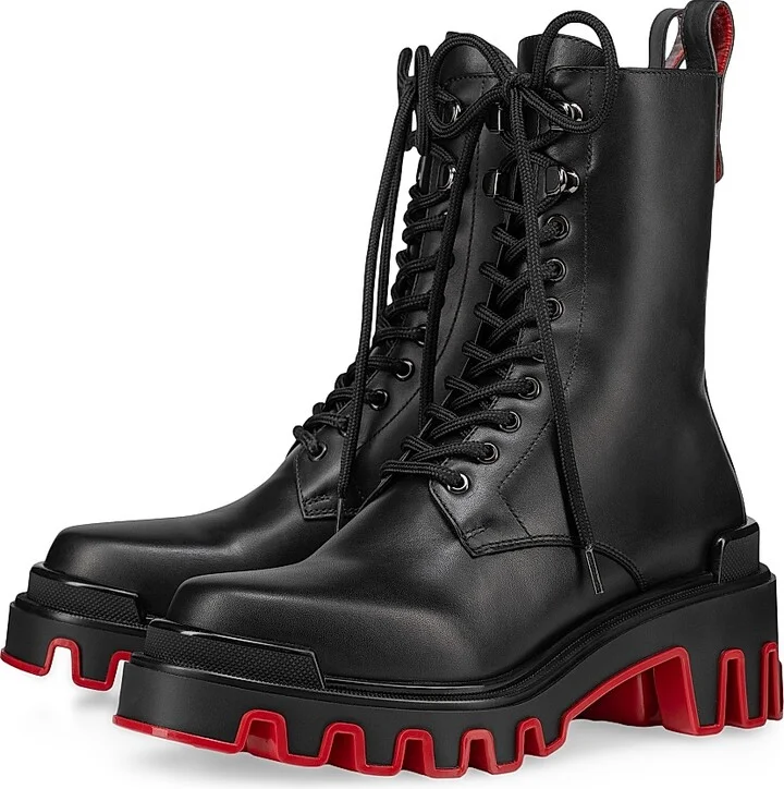 Women's Dune Trott Alta Calf Leather Boots - Black - Size 5 - Image 2