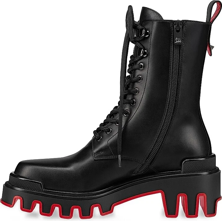 Women's Dune Trott Alta Calf Leather Boots - Black - Size 5 - Image 3