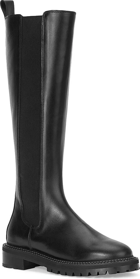 Women's Dutch 40MM Leather Boots - Black - Size 5 - Image 2