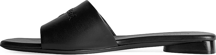 Women's Duty Free Flat Sandals - Black - Size 5 - Image 2
