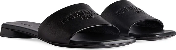 Women's Duty Free Flat Sandals - Black - Size 5 - Image 3