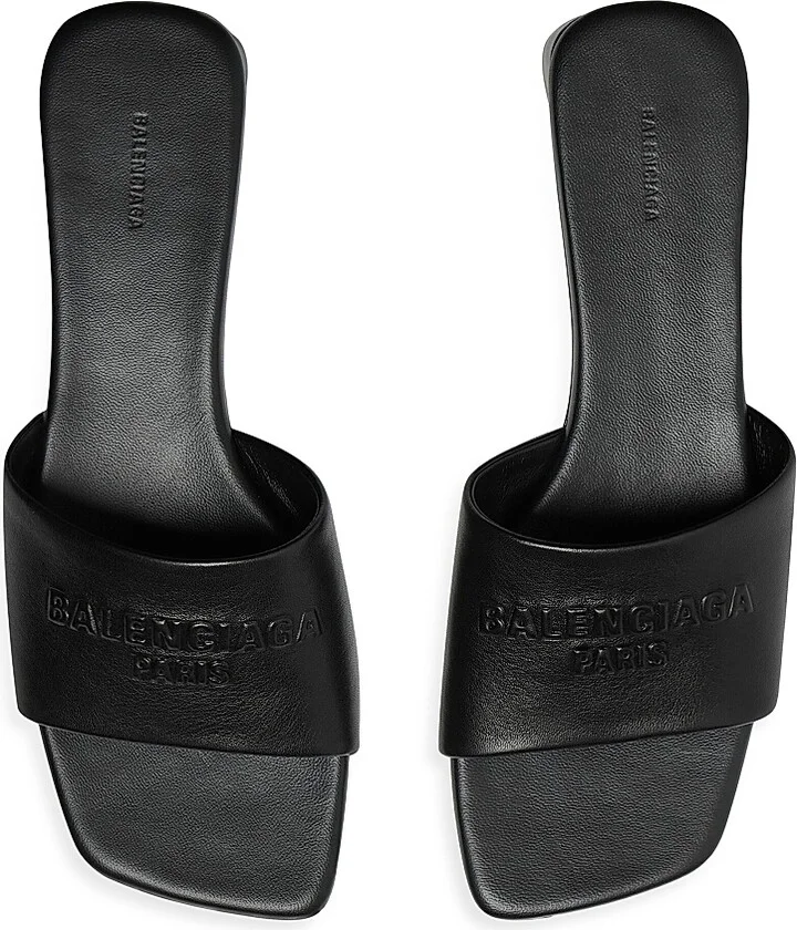 Women's Duty Free Flat Sandals - Black - Size 5 - Image 6