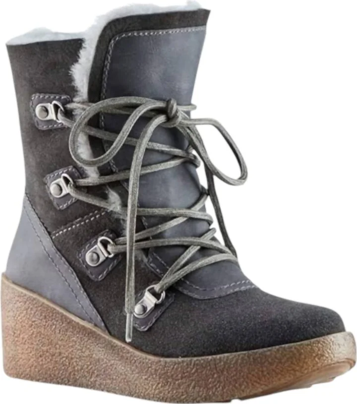 Women's Dylan Boots In Pewter