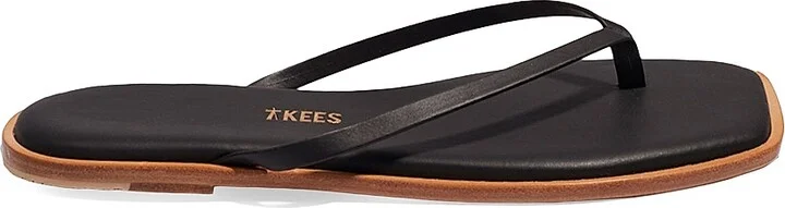Women's Dylan Leather Flip-Flops - Sable - Size 5
