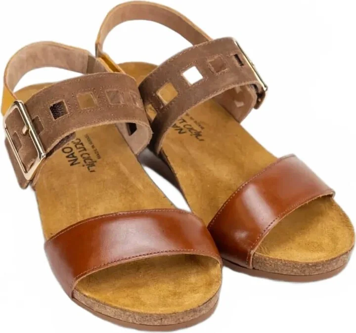 Women's Dynasty Sandal In Maple Bnrown/antique Brown/marigold