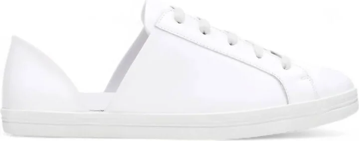 Women's Eda D'orsay Sneaker In White Calf