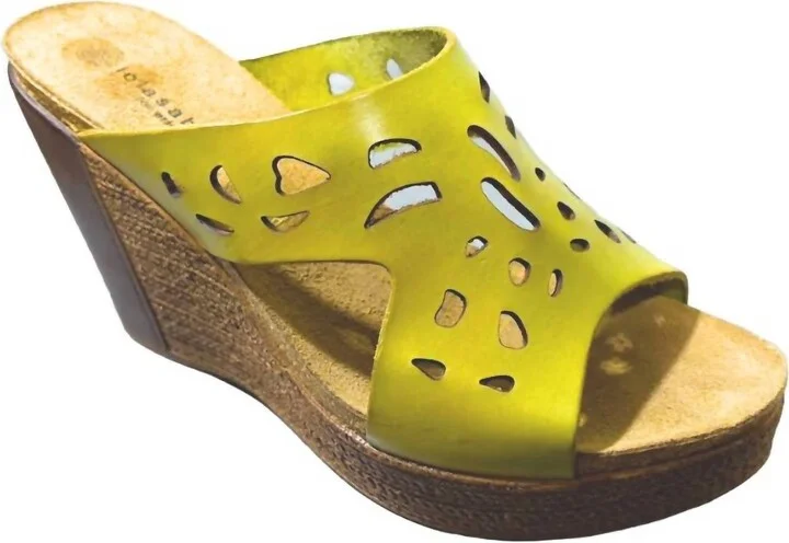 Women's Eden Wedge Sandals In Pistachio