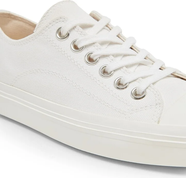 Women's Edge Canvas Low-Top Sneakers - Black - Size 5 - Image 9