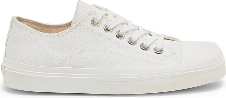 Women's Edge Canvas Low-Top Sneakers - Black - Size 5 - Image 10