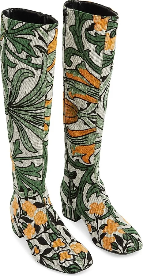 Women's Edie Boots - Jacquard Delta Ivory - Size 6 - Image 2