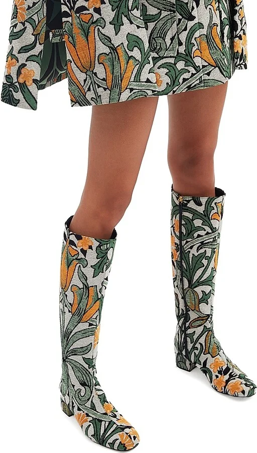 Women's Edie Boots - Jacquard Delta Ivory - Size 6 - Image 4