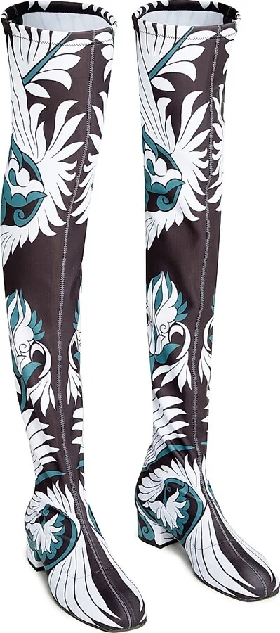 Women's Edie High Boots - Mix Tiles Ottanio - Size 6 - Image 2