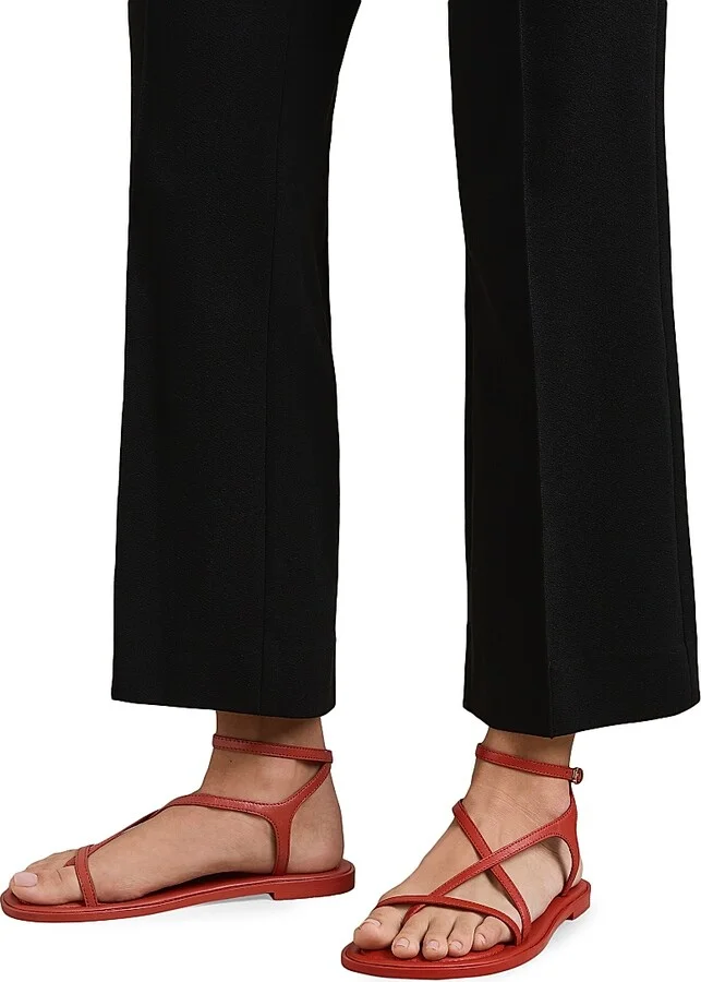 Women's Edna Leather Sandals - Cherry - Size 6 - Image 4