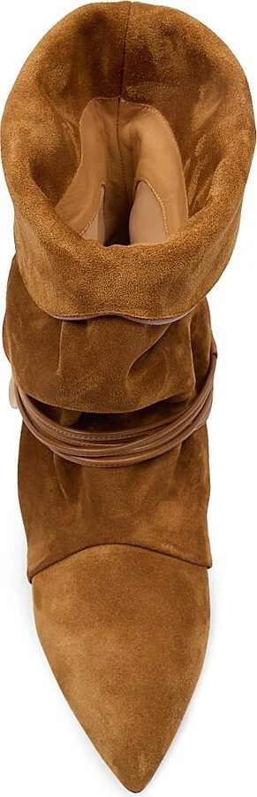 Women's Edrika Suede Slouchy Booties - Black - Size 5 - Image 9