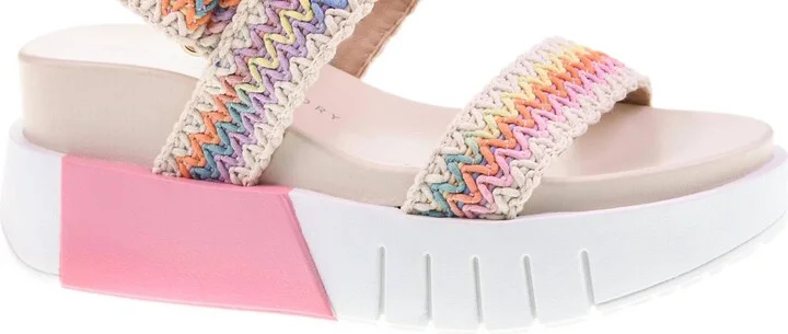 Women's Egan Wedge Sandals In Pink Multi