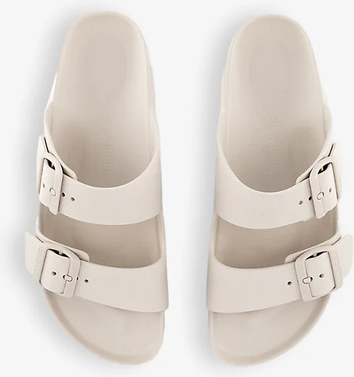 Womens Eggshell Eva Arizona Two-Strap Rubber Sandals Eur 35 / 2 Uk Women - Image 2