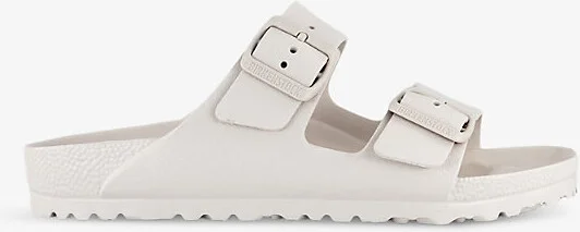 Womens Eggshell Eva Arizona Two-Strap Rubber Sandals Eur 35 / 2 Uk Women