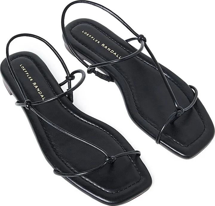 Women's Eleanor Strappy Leather Sandals - Black - Size 11 - Image 4