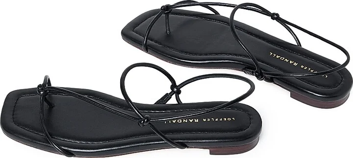 Women's Eleanor Strappy Leather Sandals - Black - Size 11 - Image 5