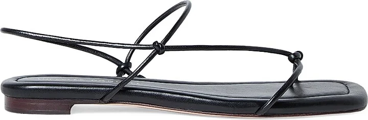 Women's Eleanor Strappy Leather Sandals - Black - Size 11
