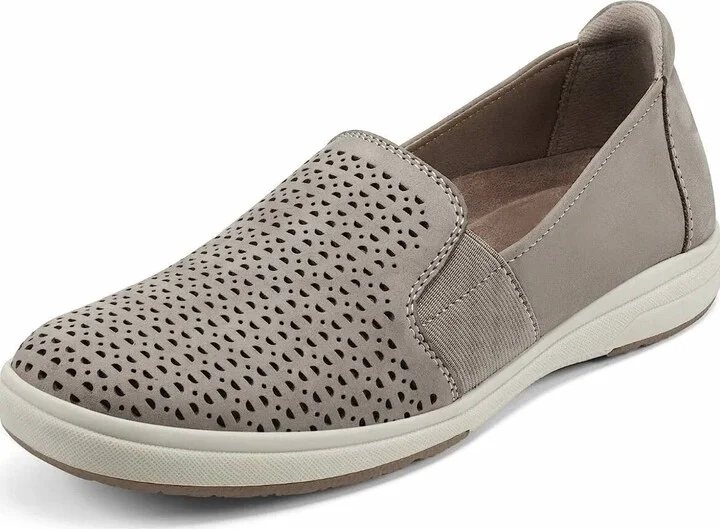 Women's Elin Leather Slip-On Casual Sneakers In Coco