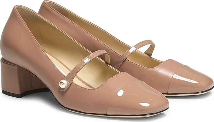 Women's Elisa 45MM Pearl-Embellished Leather Pumps - Ballet Pink - Size 6.5 - Image 2