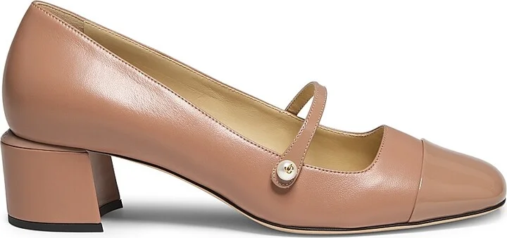 Women's Elisa 45MM Pearl-Embellished Leather Pumps - Ballet Pink - Size 6.5