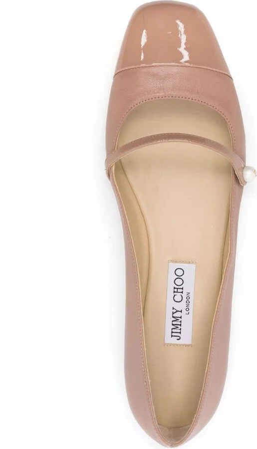 Women's Elisa Leather Ballerina Shoes - Image 2