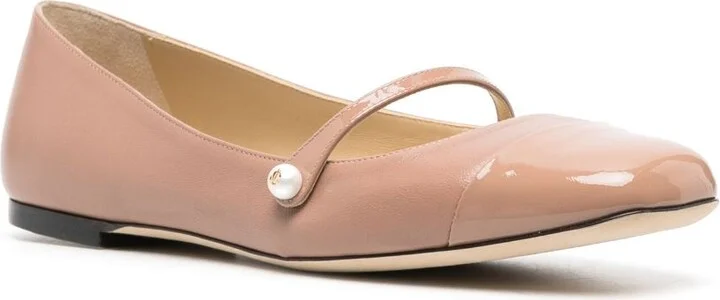 Women's Elisa Leather Ballerina Shoes - Image 4