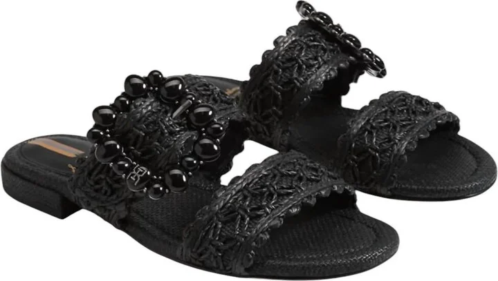 Women's Elisa Slide Sandal In Black