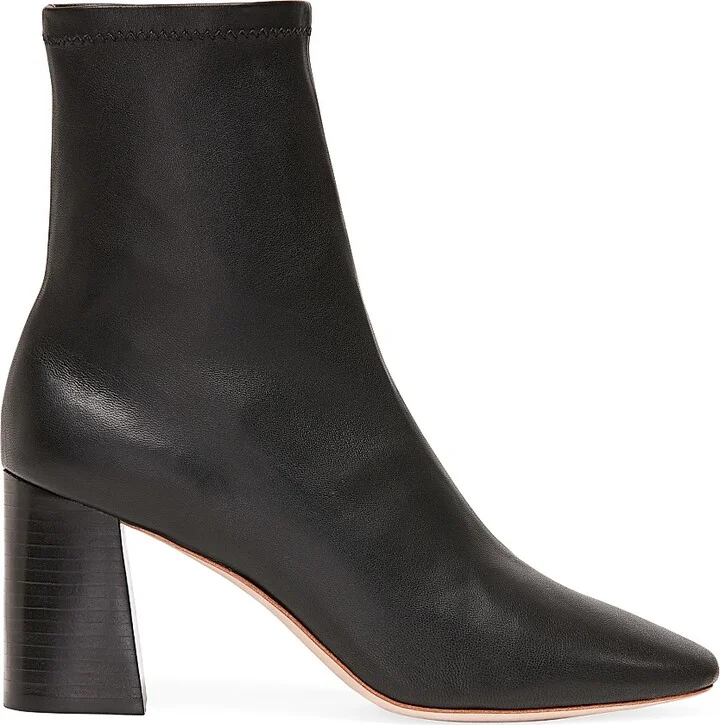 Women's Elise Leather Ankle Boots - Black - Size 5