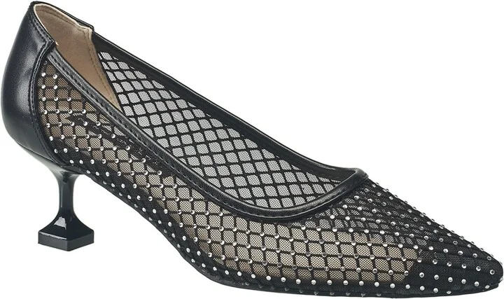 Women's Elise Mesh And Stone Heel