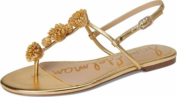 Women's Eliza Amber Sandal In Gold