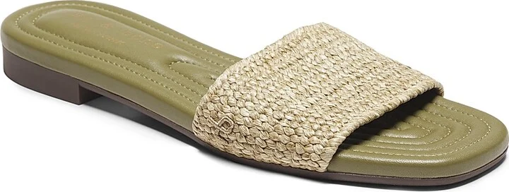 Women's Ellie Woven Flat Sandals - Loden - Size 6 - Image 2