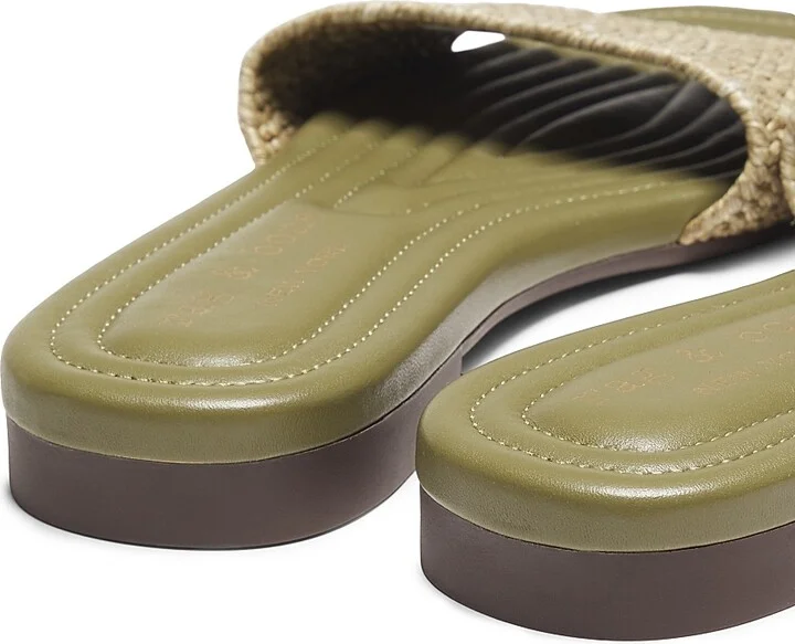 Women's Ellie Woven Flat Sandals - Loden - Size 6 - Image 3