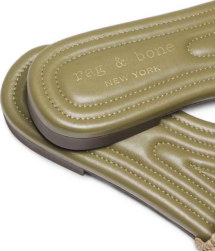 Women's Ellie Woven Flat Sandals - Loden - Size 6 - Image 5