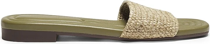 Women's Ellie Woven Flat Sandals - Loden - Size 6