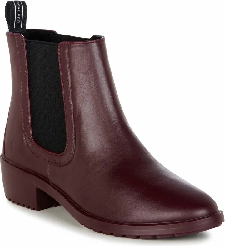 Women's Ellin Rainboot In Red Wine