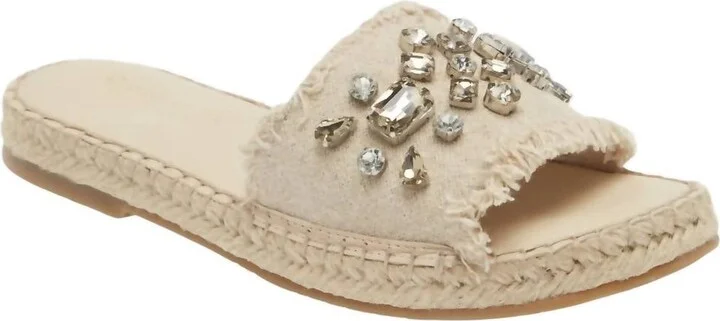 Women's Ellis Sandal In Natural Linen