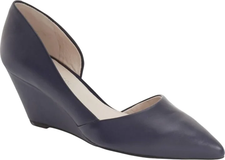 Women's Ellis Wedge Pumps In Navy