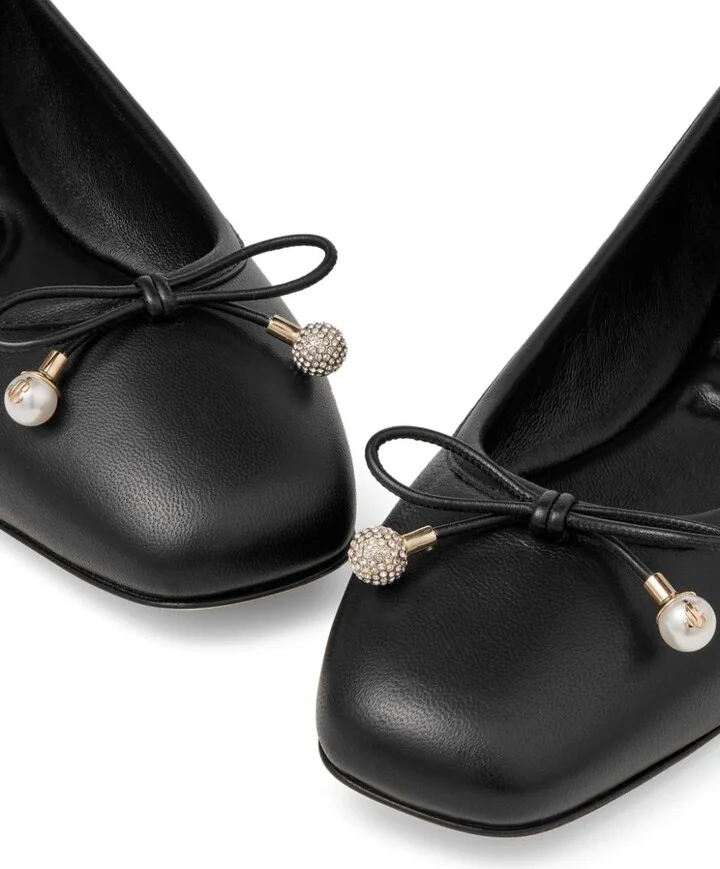 Women's Elme Flat With Pearl Embellishment - Image 4